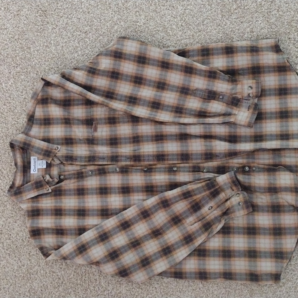 Carhartt button up shirt